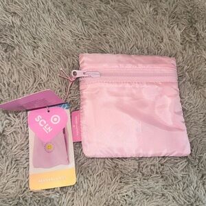 Smiley face Stoney clover X target foldable reusable tote bag.